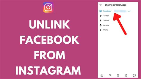How to unlink instagram from facebook